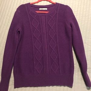 Purple Sweater Top